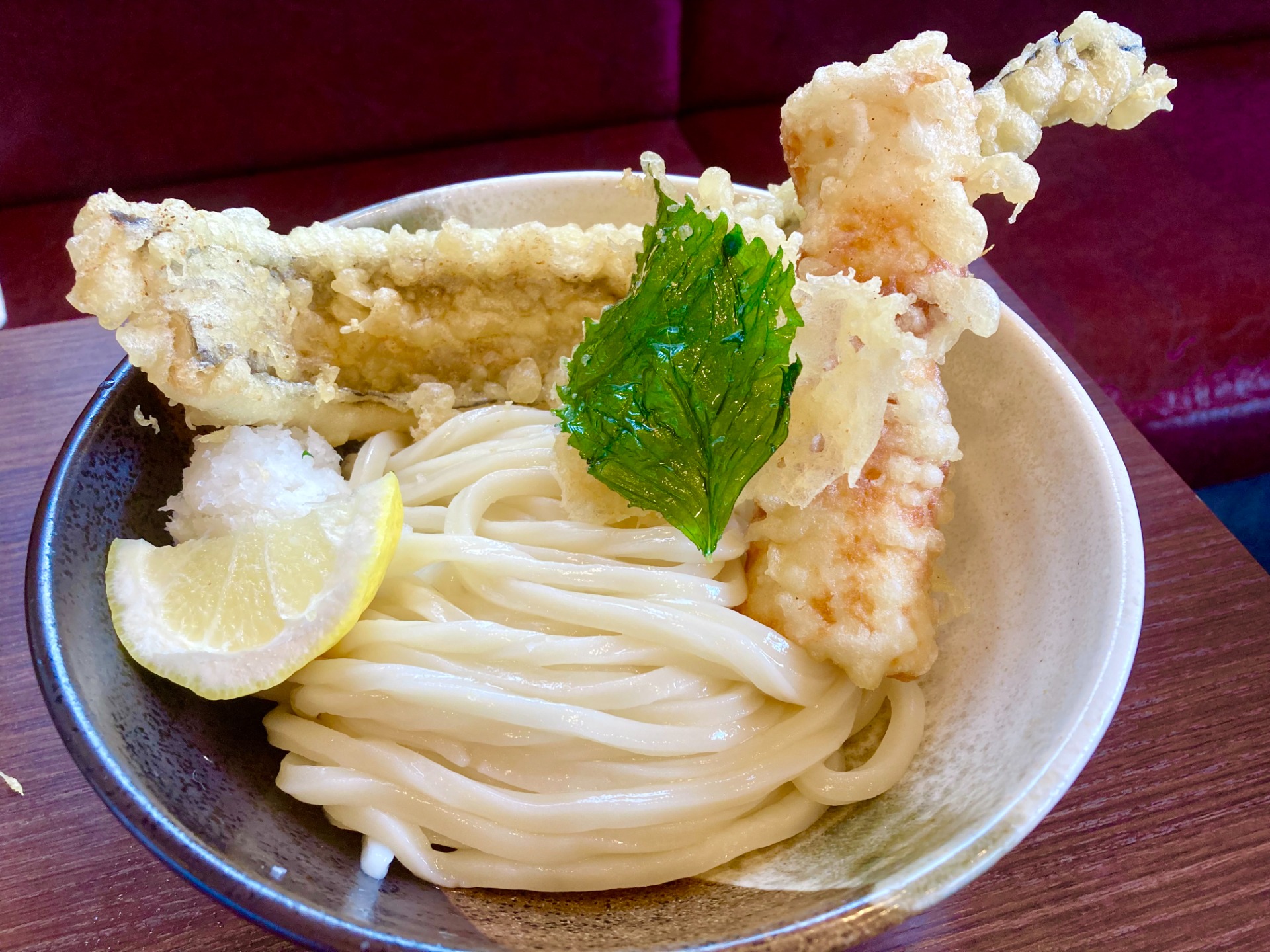 鯛のちくわ天 豊洲穴子 つけ ¥1400